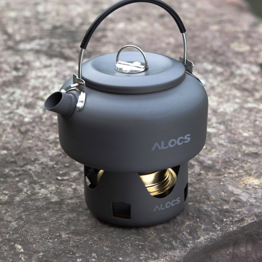 2020ALOCS CW-K02 ultra Leggero Pentolame E Utensili per Cucinare tutto'aperto Campeggio Bollitore 0.8L per Tè e Caffè Pentola per Pesca di Campeggio