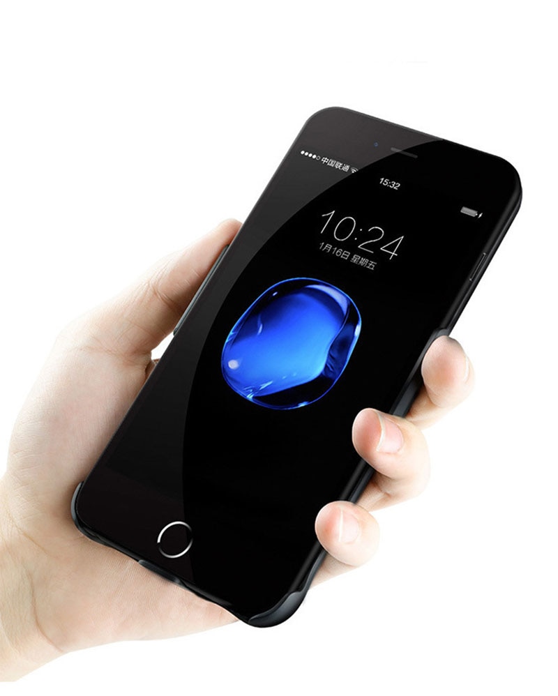 10000 mah batterijhoesje voor iphone  x 8 7 6 6 s plus back-up batterijladerhoesje powerbank oplaadhoesje voor iphone 6 6 s 7 8 plus