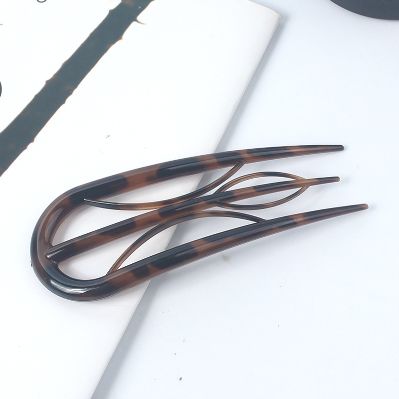 Magic Grip Hair Pins U-shaped Clip Fixed Hair Pins Hair Fork Hairstyle tools Better Fixation Hair: Silver