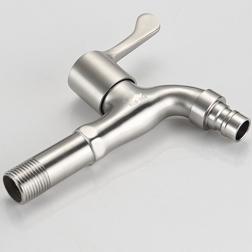 Moderne Mode Tuin 304 Rvs Snel Geopend Kraan/Wandmontage Kranen/Babcocks Koud Water Kraan/Mop zwembad Kranen: Default Title