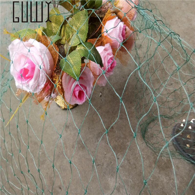 2m*5m Plastic mesh vine plants Garden fence mesh Garden ornaments Green and blue Gardening net