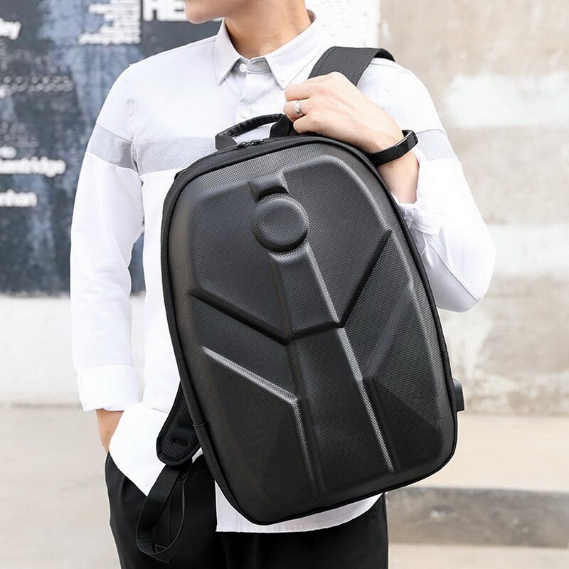 Mochila Laptop para Homens Masculino À Prova D' Água Anti-roubo Impermeável Mochila de Viagem Mochila Ocasional Preto: Default Title