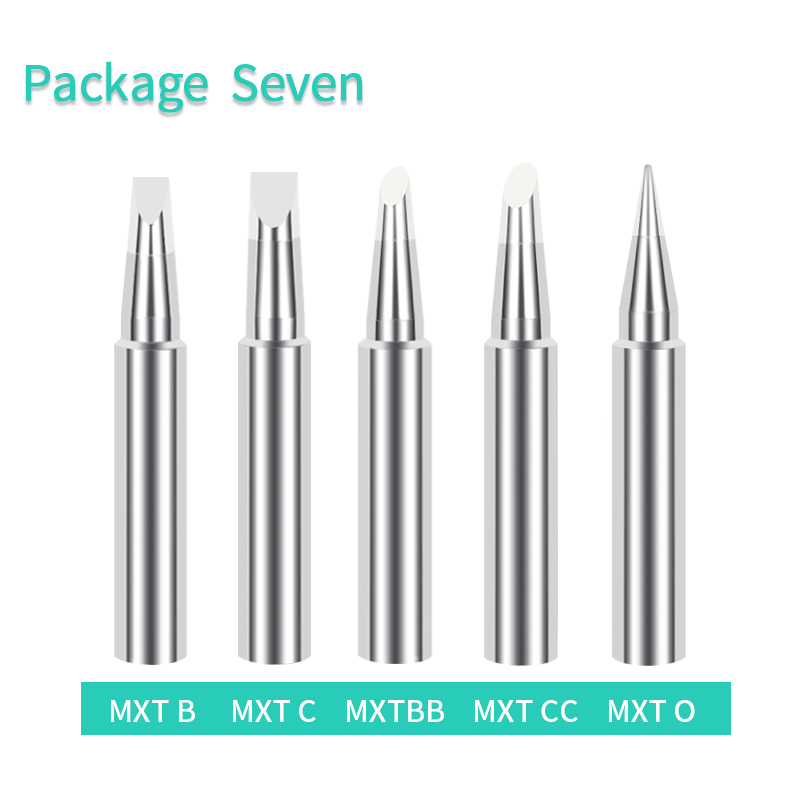 MXT Series Soldering Tips Replacement Fit For WELLER WSD71 WSDT1 WP70 Station Iron Lead Free: WHITE