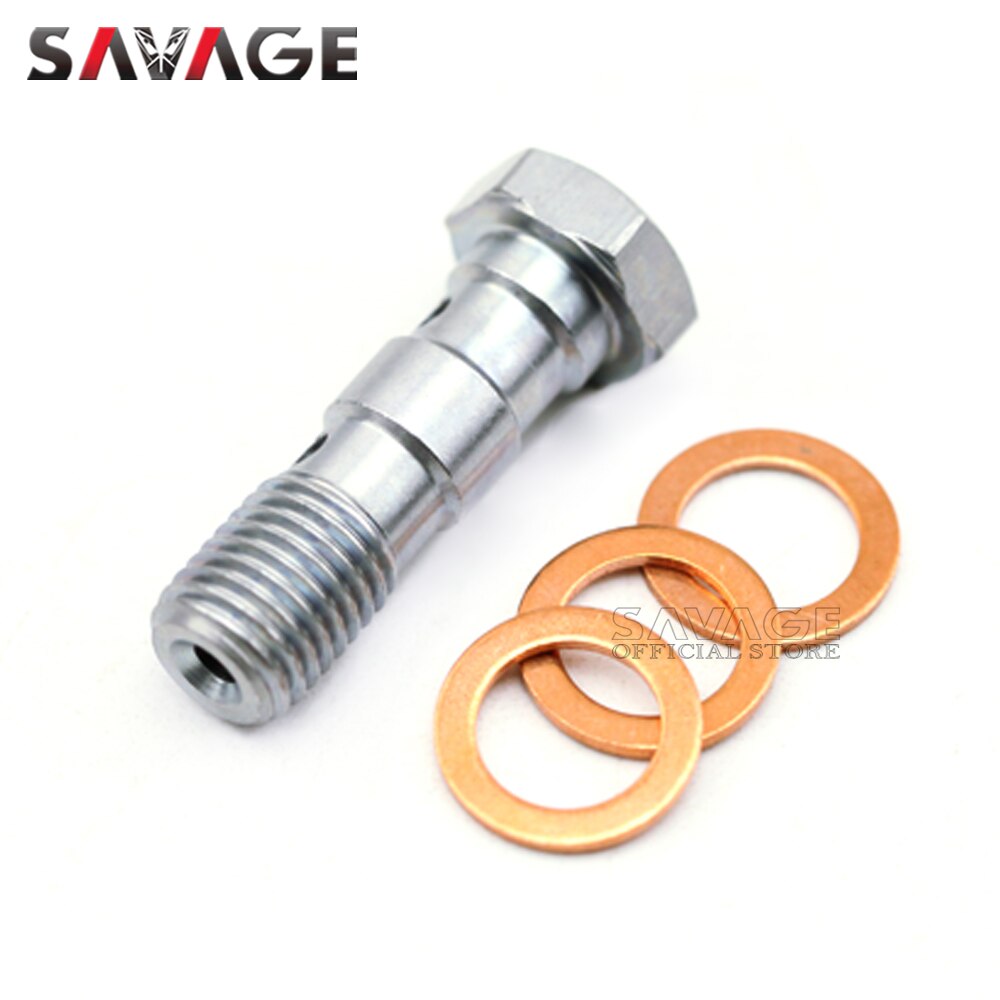 Boulons de Banjo M10 x 1.0, vis de maître cylindre de frein avant/arrière, boulon d&#39;étrier de tuyau, accessoires d&#39;embrayage hydraulique de moto 10mm: B