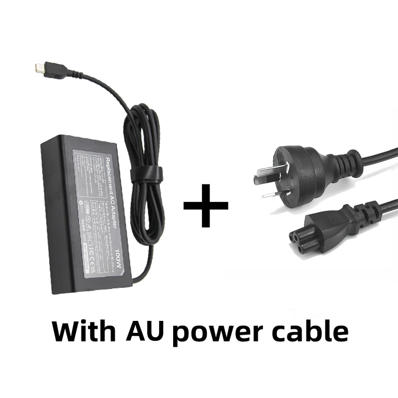 20V 5A 100W USB C Type-C Laptop Charger AC Adapter For Lenovo Idea Pad5 Pro16 Power Supply ADL100YLC3A ADL100YDC3A: Yellow