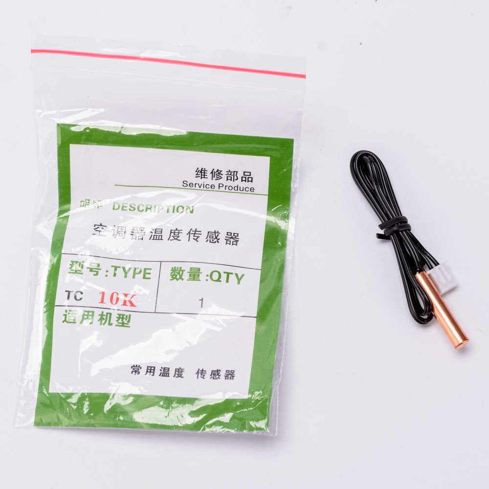 air conditioner copper temperature sensor probe air conditioning indoor temperature plug sensor air conditioning repair parts