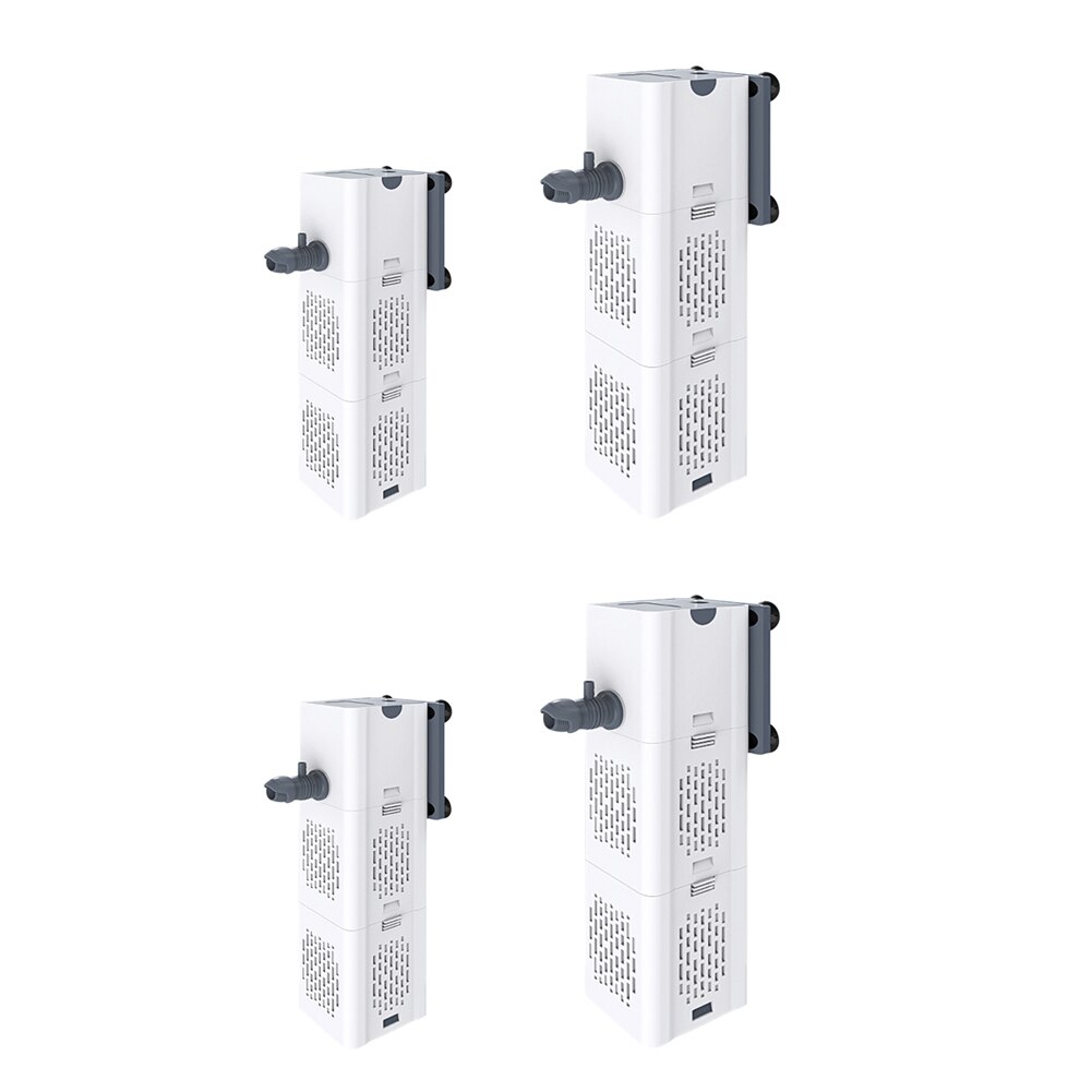 4 in 1 Aquarium Filter Pump Quiet Fish Tank Submersible Air Oxygen Internal Pump Air Oxygen Internal Aquarium Air Pump