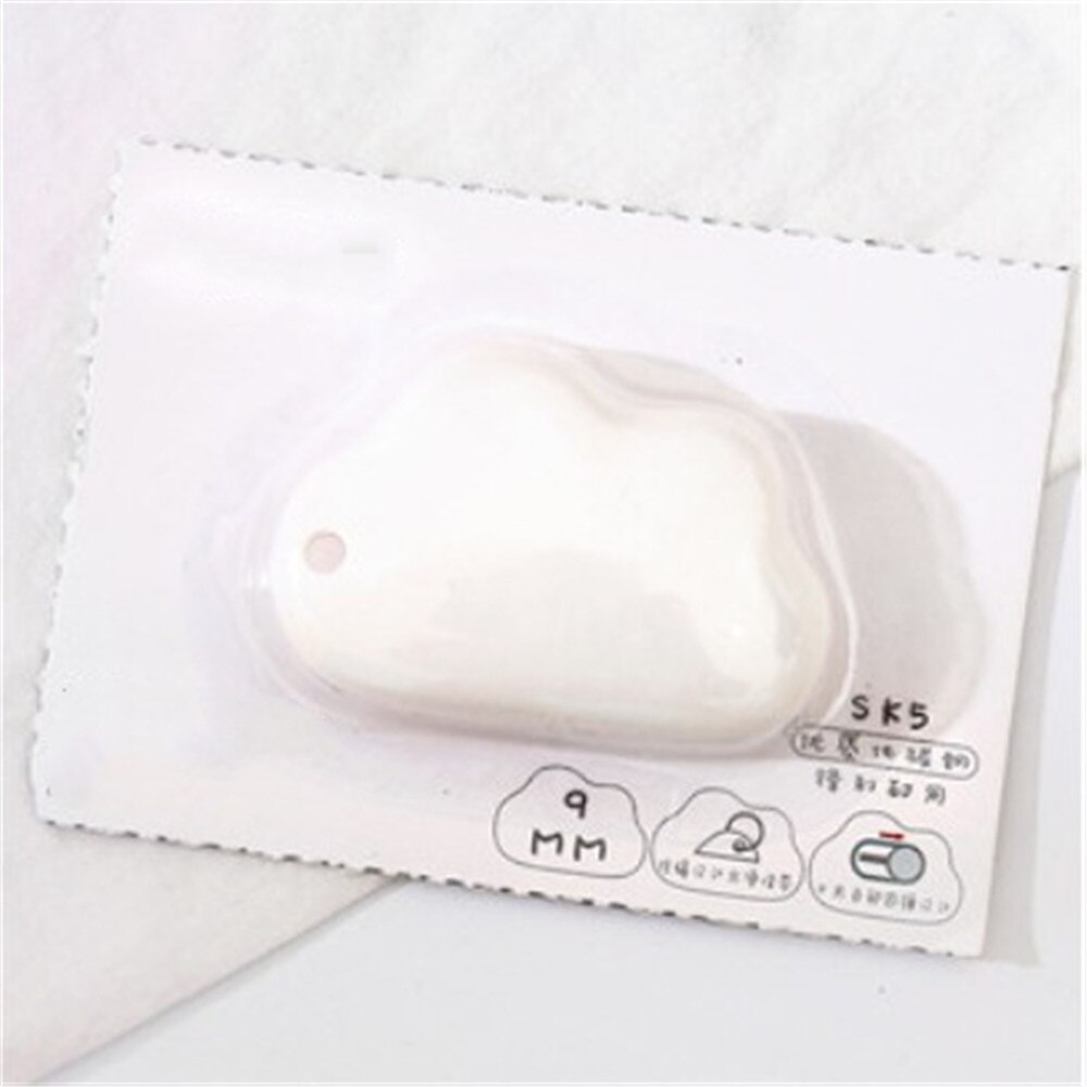 Söpö pilvi väri mini kannettava apuveitsi paperileikkuri leikkaus paperi partakoneen terä toimisto taide leikkuri paperitavarat: Valkoinen pilvi