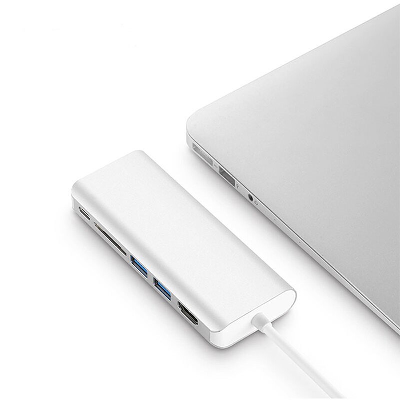 USB Typ C Zu HDMI Hub Adapter für MacBook Samsung Galaxis S10/S9 Dex USB-C Zu SD Kartenleser RJ45 PD Energie HDMI Konverter