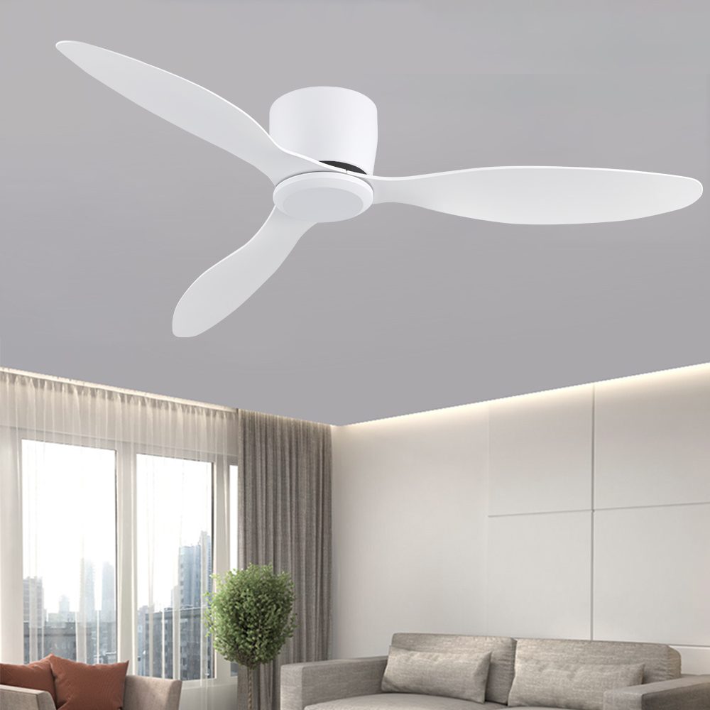 Iransk loftsventilator lavt gulv dc-motor elektrisk ventilator fjernbetjent stor husholdningsventilator uden lys til stue soveværelse