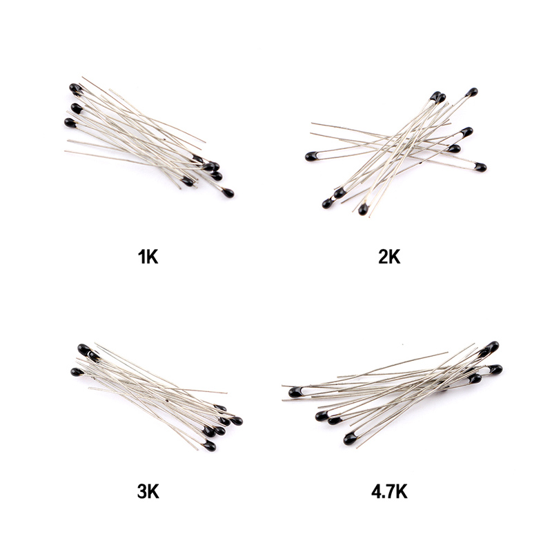 100 Stks/partij 10 Waarden Ntc Thermistor Thermische Weerstand Kit NTC-MF52AT Weerstanden Set 1K 2K 3K 4.7K 5K 10K 20K 47K 50K 100K 5% 3950B