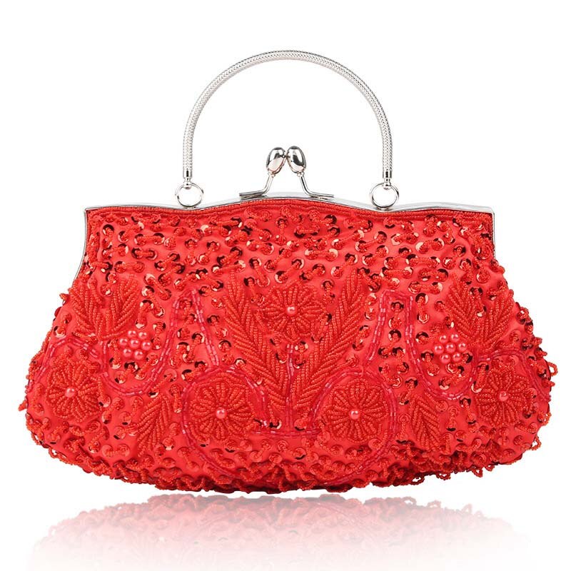 Maiduod – sacs de soirée pour femmes, , pochettes de jour pour mariage, fête, dîner: Red