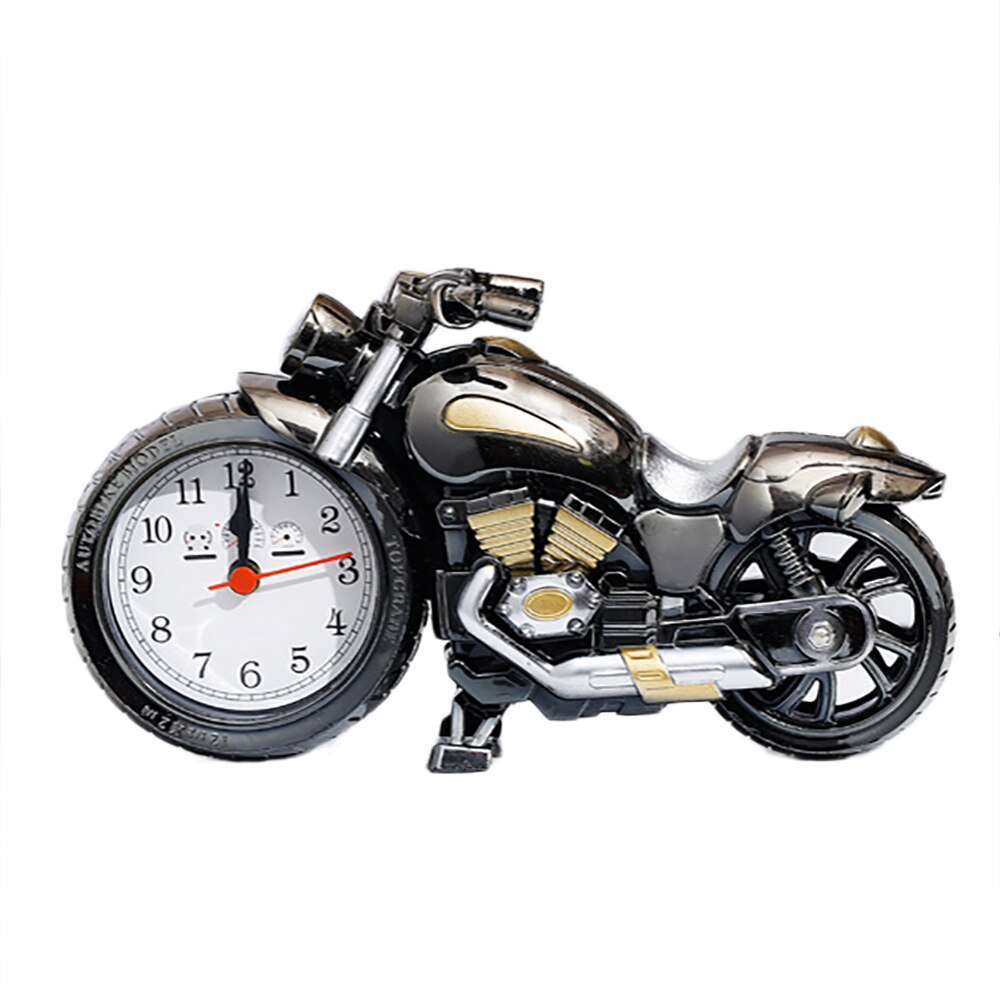 moto moto motif réveil bureau horloge créative maison anniversaire Cool horloge: A3