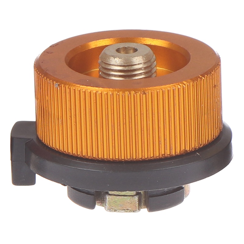 Camping Hiking Stove Adaptor Gas Adapter Converter Connector Outdoor Auto-off Gas Cartridge Tank Cylinder Adapter