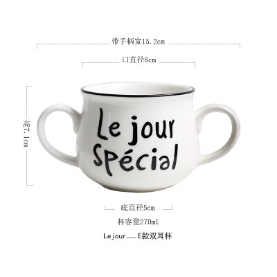 Ensemble de petit déjeuner en porcelaine, tasse à lait, grille divisée, pâtes, assiette à Dessert, bol de petit déjeuner, couvercle en bois, tasse d'eau, vaisselle: B