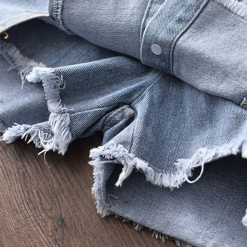 Bear Leader Girl Casual Skirts Autumn Cute Girls Princess Denim Skirt Autumn Children Button Skirt Kids Baby Suits 3 7Y