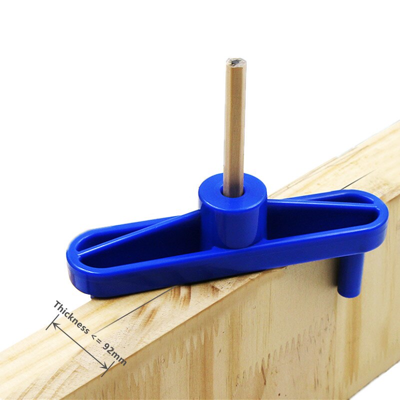 Woodworking Scribe Gauge Fixture Measure Line Ruler Doweling Jig Drill Guide Drilling Hole Connection Center Gauge Measurement