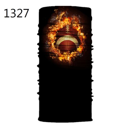 Voetbal Baseball Basketbal Patroon Gedrukt Gezichtsmasker Half Zon Dust Bescherming Sjaal 3D Buis Masker Naadloze Duurzaam Gezicht Bandana