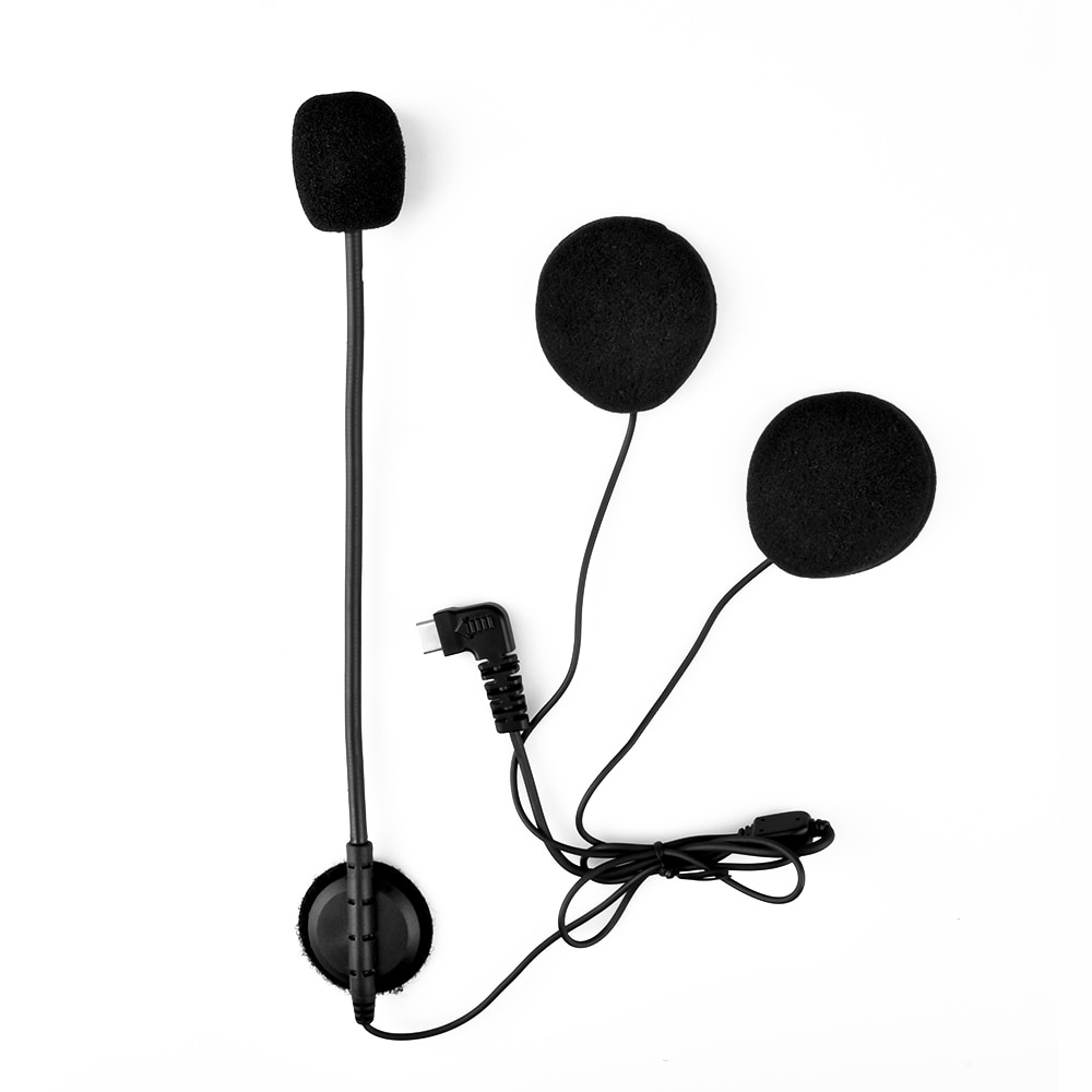 Fodsports BT-S2 S3 Helm Intercom Headset Oortelefoon Type-C Interface Motorfiets Draadloze Bluetooth Interphone Hard/Soft Mic