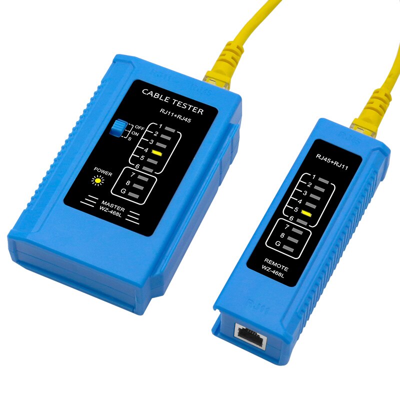 Nätverkskabel testare  rj45 rj11 rj12 cat 5 utp lan kabel tester detektor fjärrtestverktyg nätverk