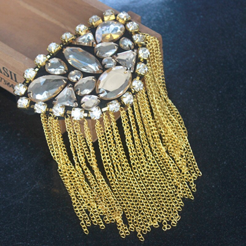 Épaulette frange gland métal cadeaux décoratifs mode art badge