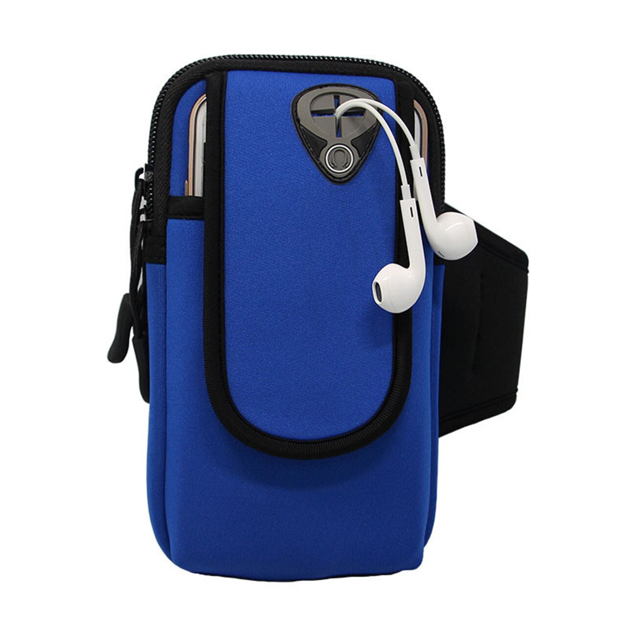 Borsa da braccio sportiva impermeabile universale da 6 ''esecuzione da Jogging palestra fascia da braccio Sport all'aria aperta custodia per telefono custodia custodia: Dark blue