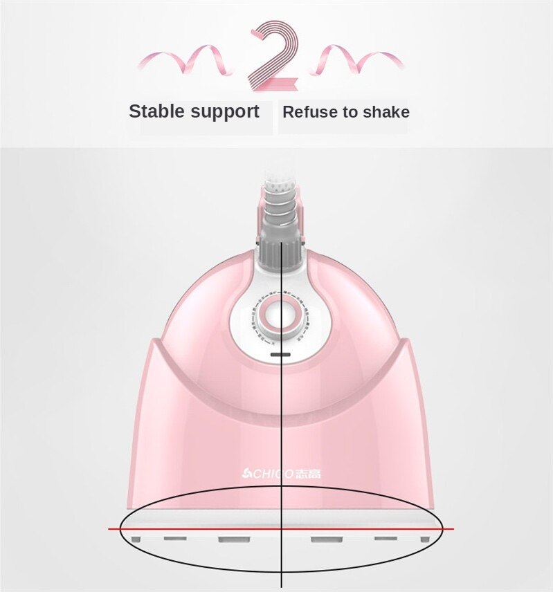 Chigo Household electric ironing machine single pole clothes steamer portable handheld hanging ironing tool with steam brush