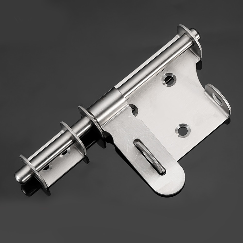 Staple Safety Hasp Hardware Anti-theft Door Latch Trumpet Home Durable Slide Bolt Stainless Steel Lock Practical Gate