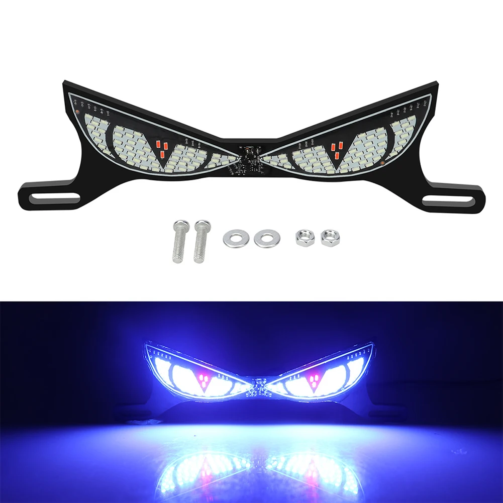 Devil eye motorcykel led-lampor cat eye dynamiskt bakljus bil bakljus dekorativ lampa strobe eagle eye-lampa tillbehör: Armégrön