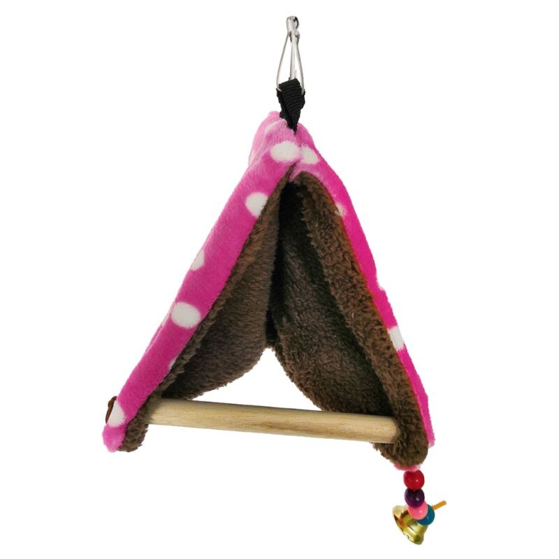 Winter Warm Bird Nest Bed Hammock House Perch for Parrot Parakeet Conure Lovebird Finch Canary Cage Toy: 1