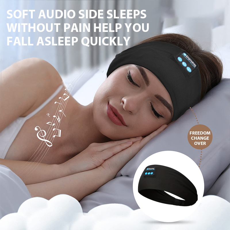 Sporthoofdbanden Draadloze Bluetooth-hoofdtelefoon Hoofdband Slaapmuziek Oogmasker Zachte elastische yoga-haarbanden Zweetbandjes voor buiten