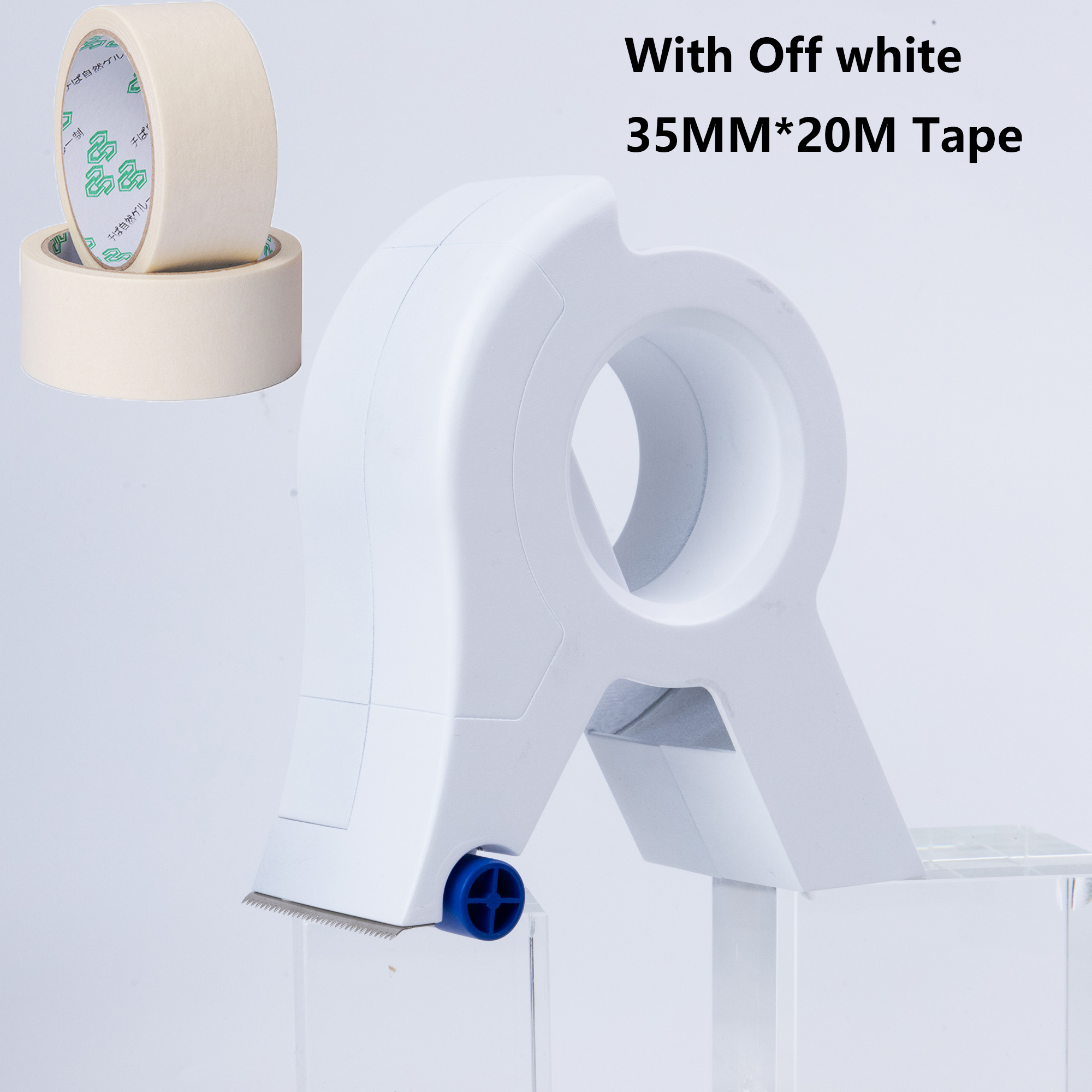Painter Masking Tape Applicator Dispenser Machine Wall Floor Painting Packaging Sealing Pack Tape Tool Fit Tape 50mm Wide Max.: With A White Tape