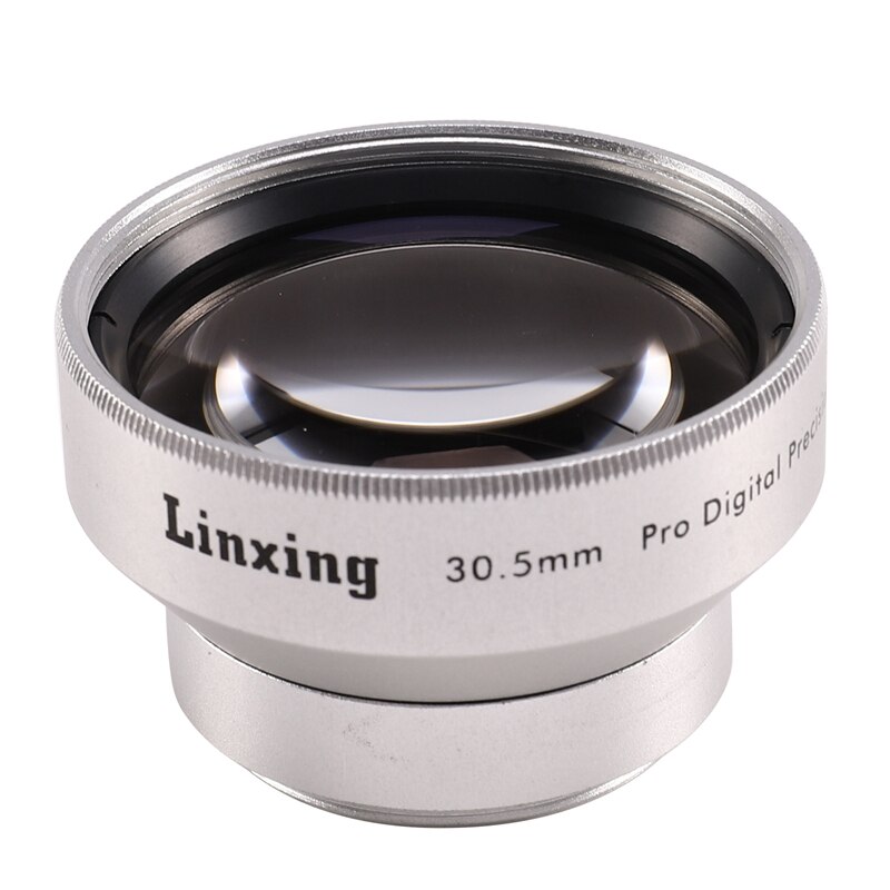 NEWYI Digital Lens Replacement 30.5mm 2.0X TELE Telephoto LENS for Camcorder 30.5 mm 2X Silver