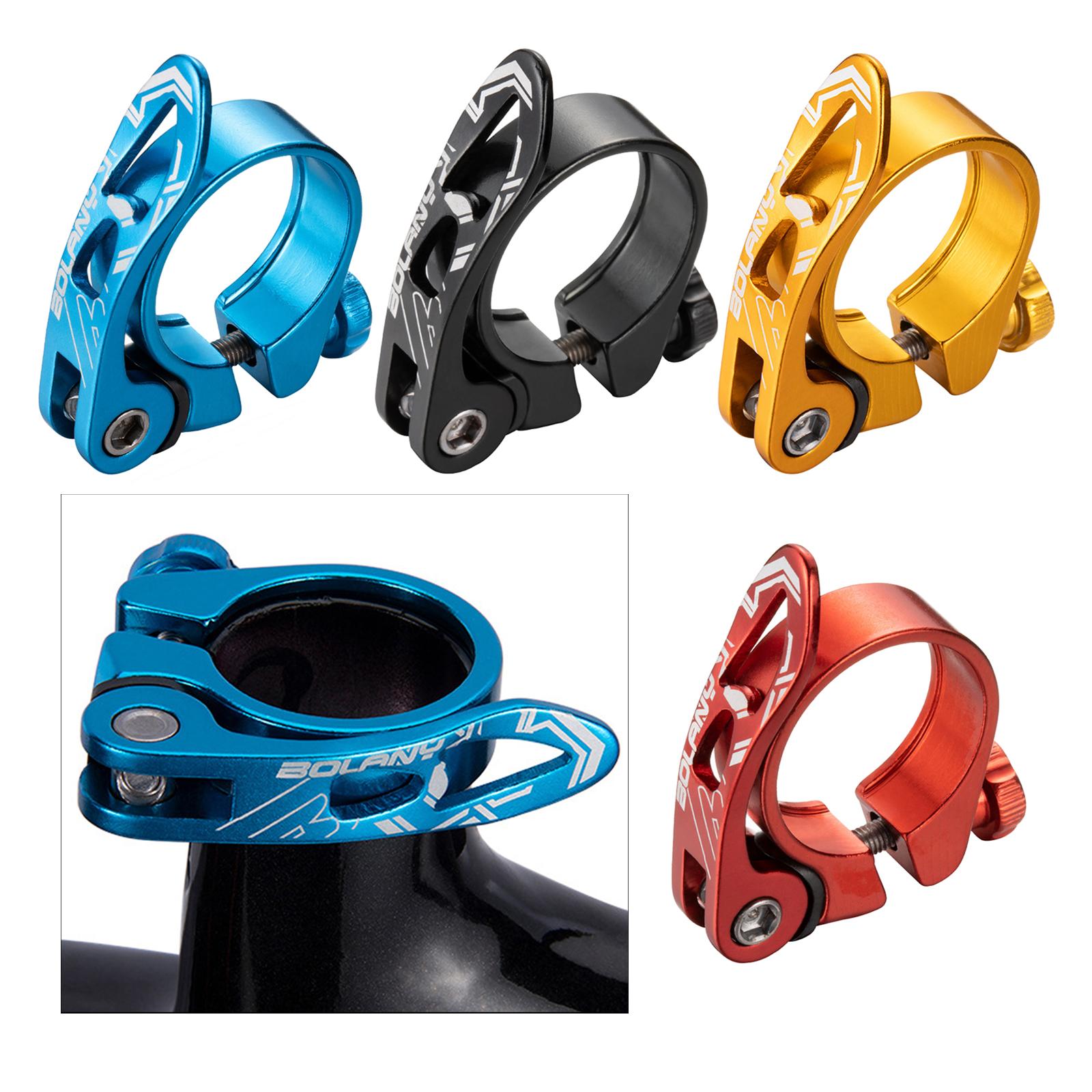 Pince de tige de selle de vélo, anodisée, pour pièces de vélo de route et de montagne