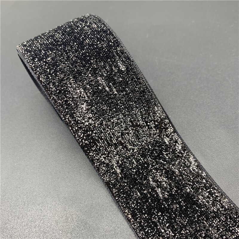 3 yards/parti 38mm glimmer fløjl bånd håndlavet bryllup fest dekoration bånd til indpakning gør-det-selv-hår systof: 02