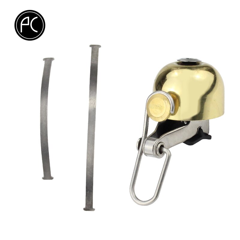 PCycling Fahrradklingel Klassische Fahrradklingel retro Fahrradklingel Alarm Kupferring Lenkerhorn MTB Rennrad Zubehör Freie Größe: Burgunderrot