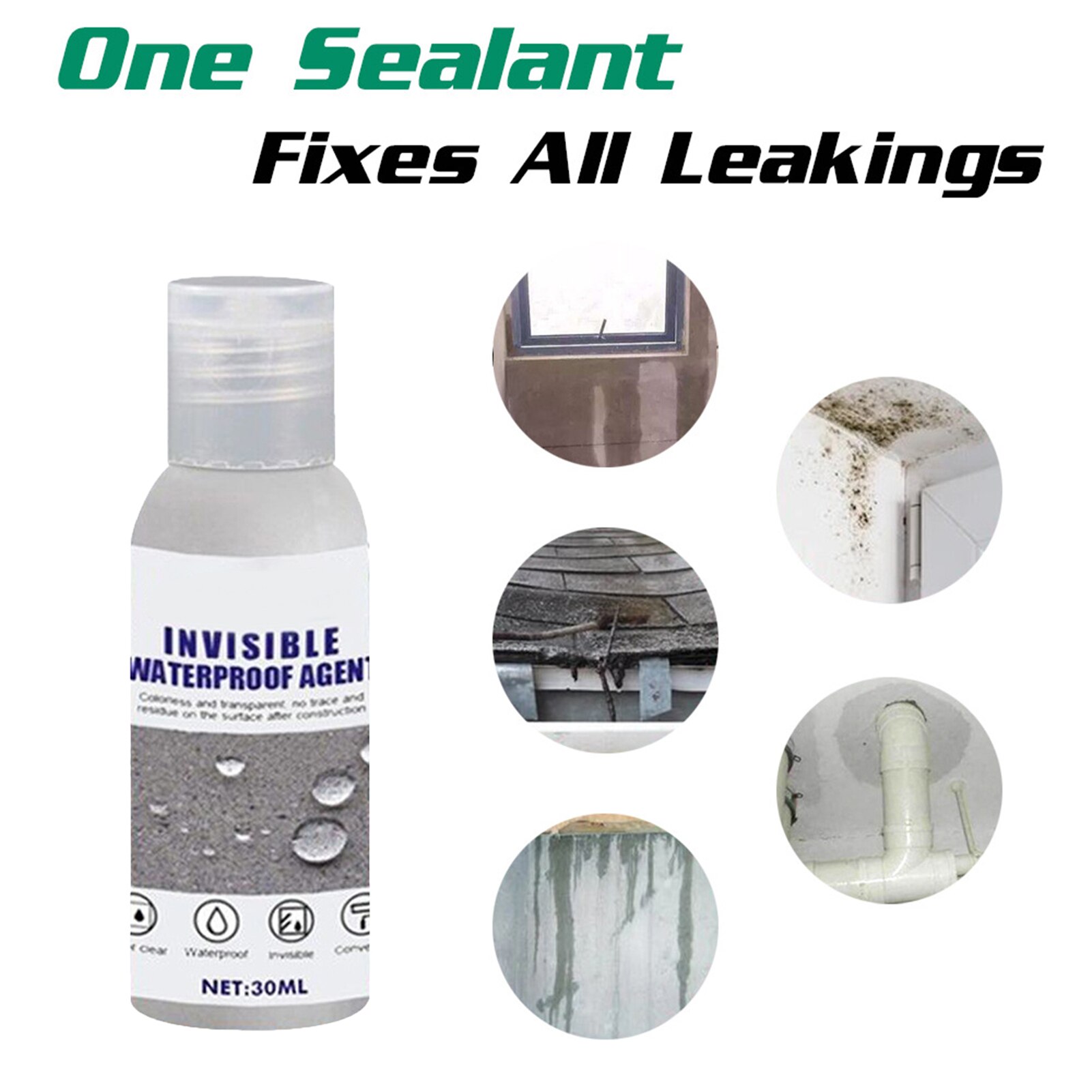 Mighty Sealant Spray Anti-Leaking Sealant Agent Leak-trapping Repair Spray Waterproof Glue Super Strong Bonding Spray