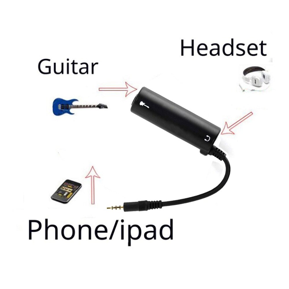 1PC For Irig Mobile Effects Guitar Effects Move Guitar Effects Replace Guitars With Phone Guitar Interface Converters