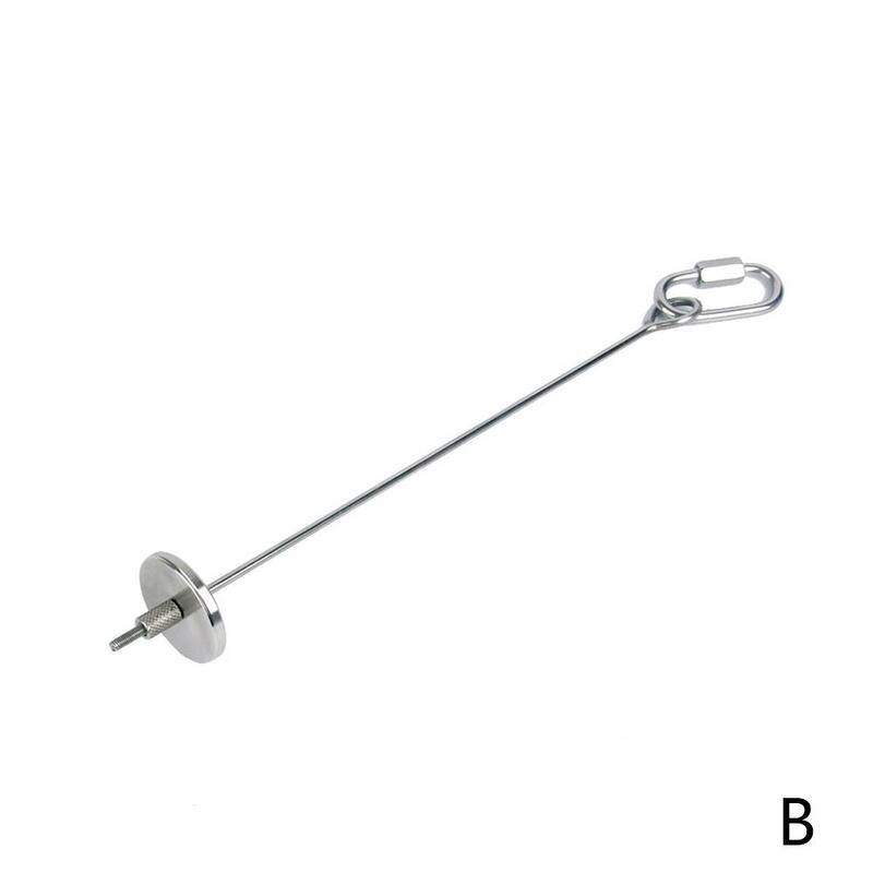 12/20cm 1 ud. Soporte para loros y jaulas para pájaros y Animal PEQUEÑO, carga el soporte con tus mascotas, fruta, loro, pincho, comida: 0cm Stainless stee