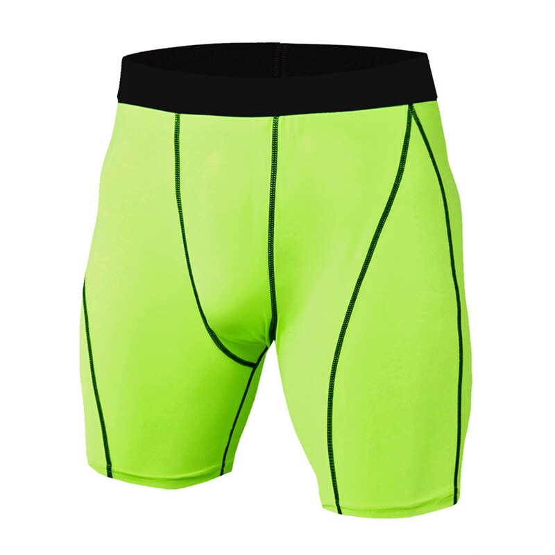 Männer kurze Hose Fitnessstudio Männer Sport Sport Laufende Fitness Mens Basketball Joggen schnell trocken Mann Kurze Hosen Neue: Grün / S