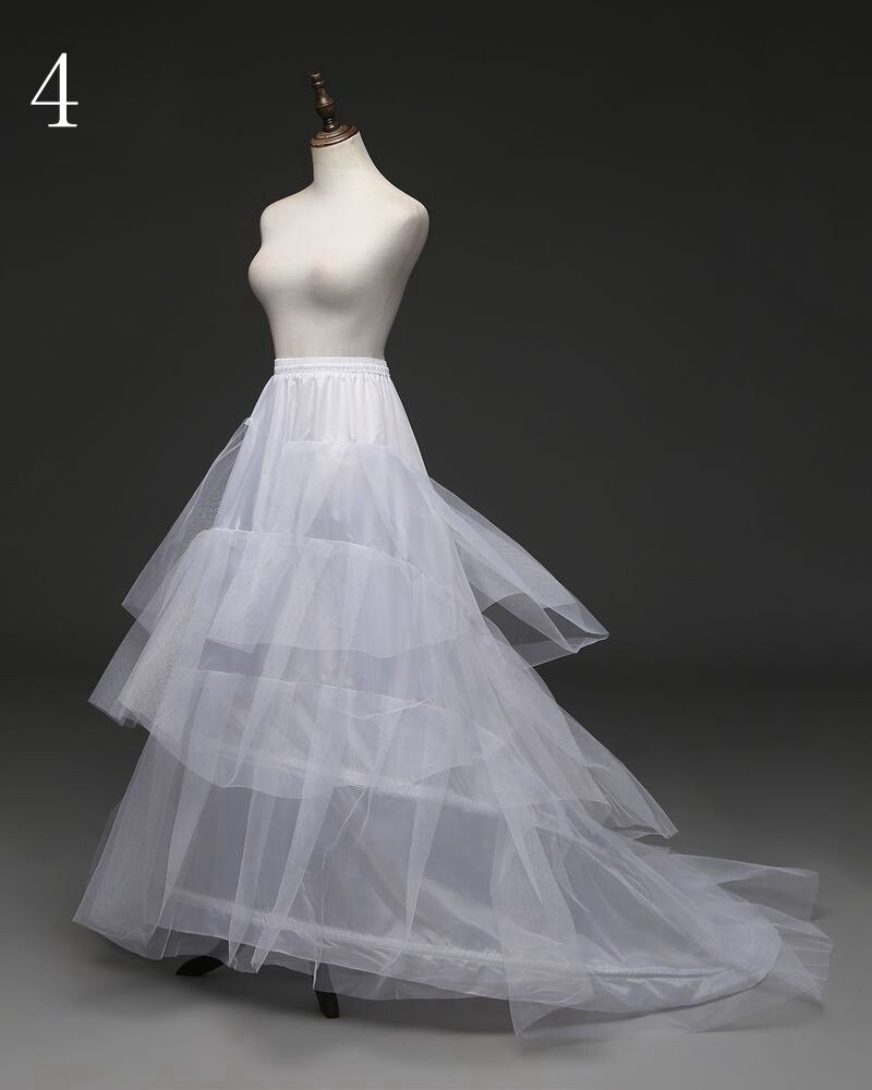 Bgw op voorraad crinoline petticoat bruidsrok alle stijlen tutu hoepel onderrok bruids petticoats rockabilly: 4