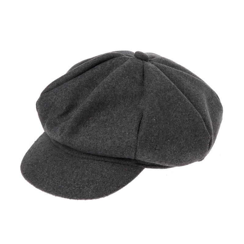 1 pc høst vinter beret lue låve låve takrenne jenter ull avisgutt kunstner flat lue 3 farger