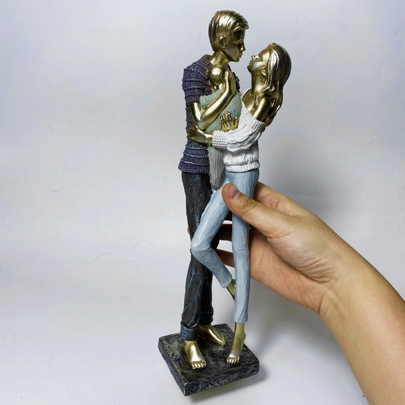 Vilead Jong Paar En Hun Baby Beeldjes Moderne Kunst Hars Standbeeld Huwelijksgeschenken Slaapkamer Woonkamer Interieur Thuis Decoratie