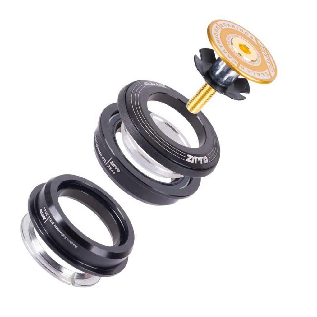 MTB Bike Road Bicycle Headset 44mm Bearing Bicycle Tapered Straight Fork Integrated Angular Contact Bearing: NO.2