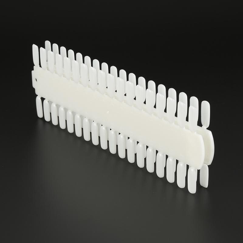 1pcs False Nail Tips Nail Polish Display Palette Color Chart False Nails Color Card Practice Acrylic UV Gel Polish Tool Manicure: 1pcs