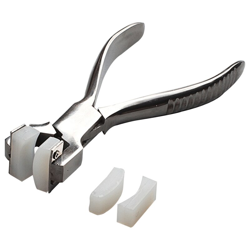 Gereedschap roestvrij staal nylon sieraden reparatie gereedschap kop platbektang huishoudelijk handgereedschap voor thuisgebruik brillen reparatie gereedschap