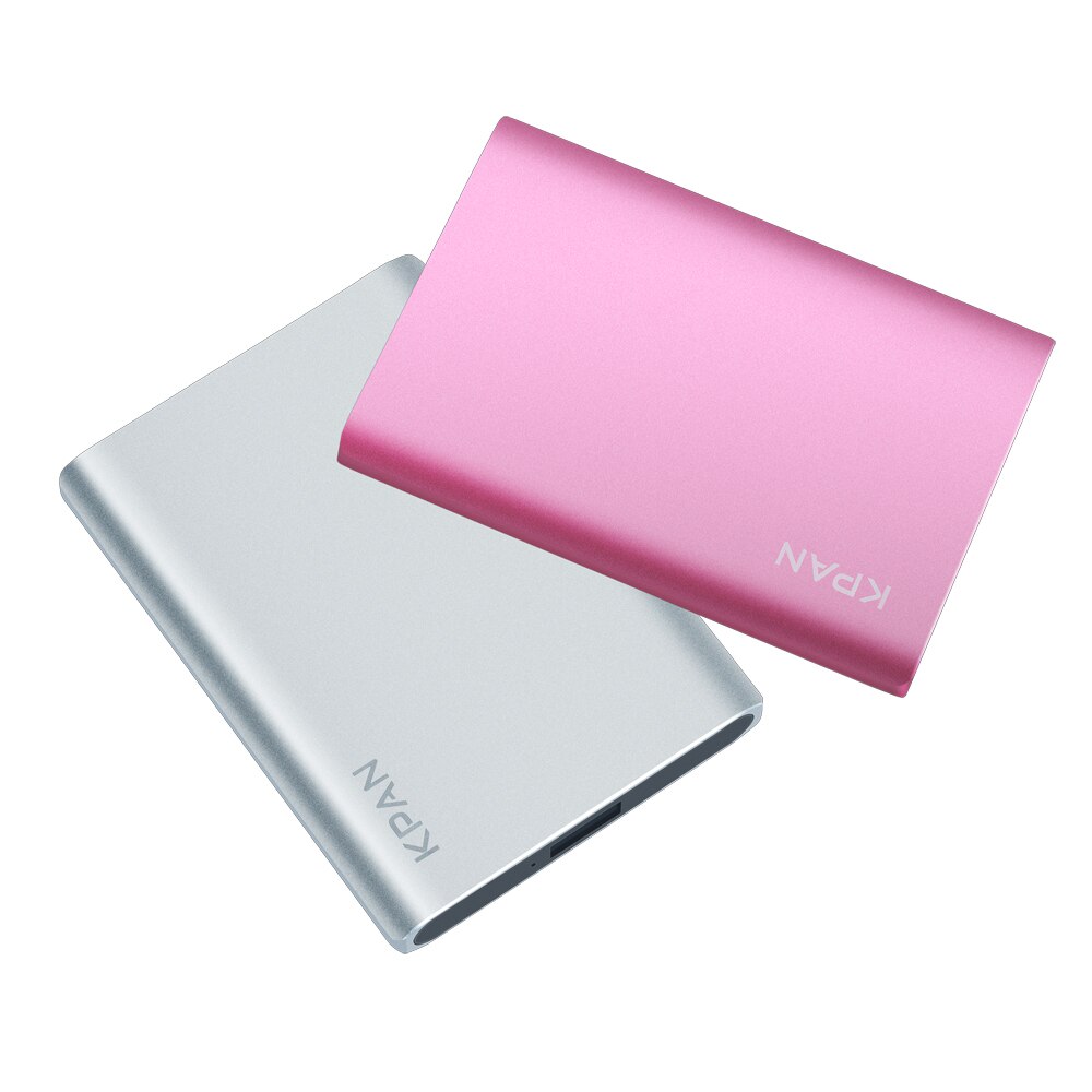 KPAN N1 2.5" HDD External Hard Drive 500GB Storage Shockproof Portable Hard Disk Metal Silm 4 Color