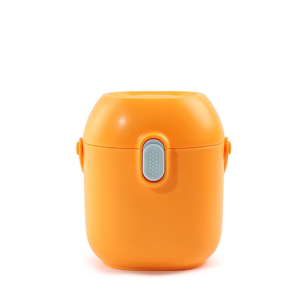 Portable Baby Milk Powder Container Baby Food Storage Box Infant Milk Powder Box Toddle Snacks Organizer: orange
