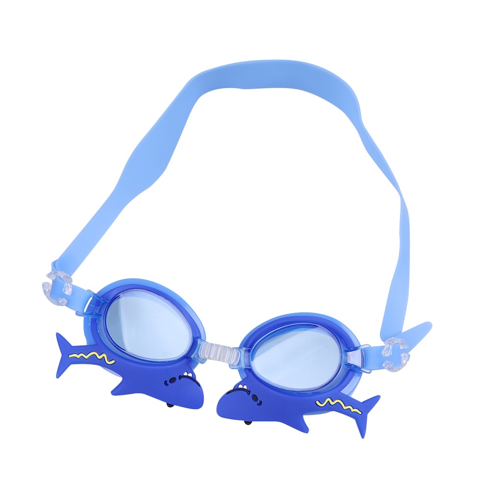 Blauwe Haai Zwembril Waterdicht Zwemmen Bril Kids Badmode Anti-Fog Verstelbare Zwemmen Apparatuur Voor Tieners