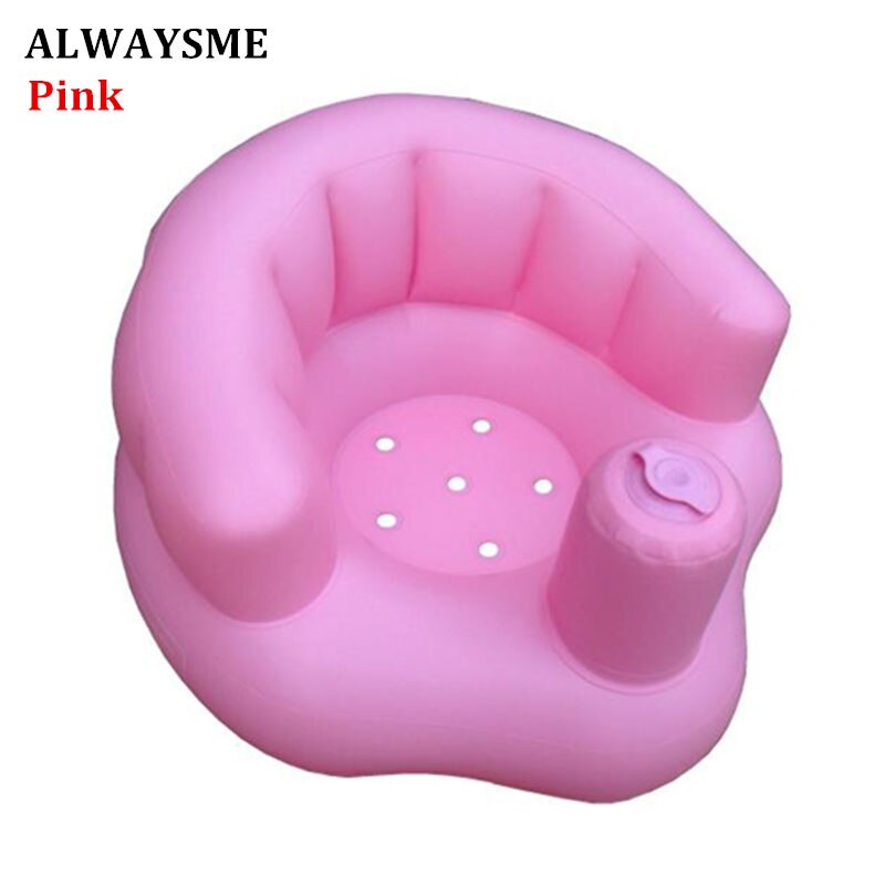 Silla de bebé inflable ALWAYSME, asientos portátiles, sofá: Pink